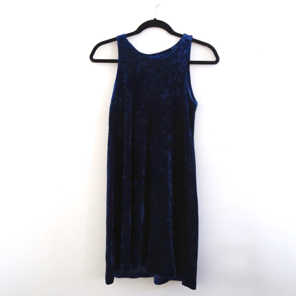 Vintage crushed velvet Betsey Johnson shift dress